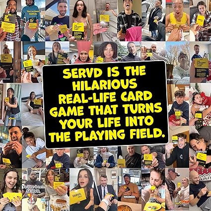 EXCITING Servd Couples Edition  - The Hilarious Real-Life Couples Card Game | Funny Gift for Anniversary, Valentines Day, Christmas, Date Nights & More | Unique Strategy Game
