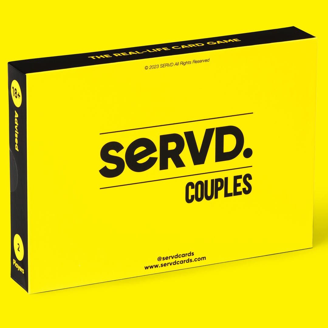 EXCITING Servd Couples Edition  - The Hilarious Real-Life Couples Card Game | Funny Gift for Anniversary, Valentines Day, Christmas, Date Nights & More | Unique Strategy Game