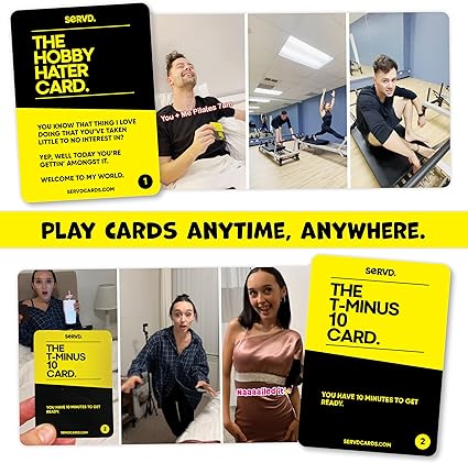 EXCITING Servd Couples Edition  - The Hilarious Real-Life Couples Card Game | Funny Gift for Anniversary, Valentines Day, Christmas, Date Nights & More | Unique Strategy Game