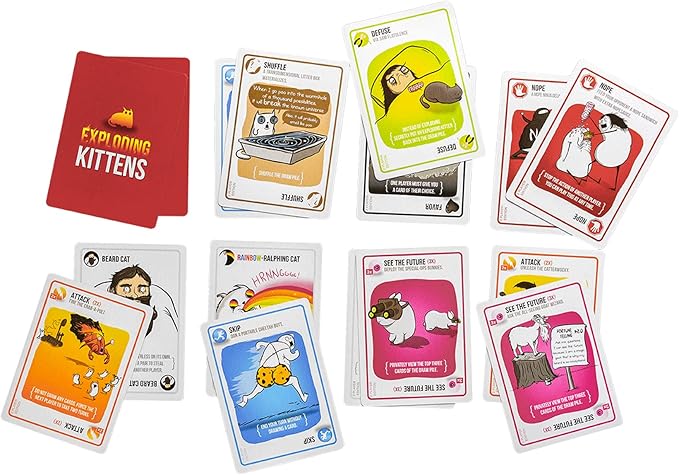 OFFER ON Exploding Kittens: 2-Player Edition High Stakes Card Game - Couples Game, Family Game Night, Kid and Adult Card Game