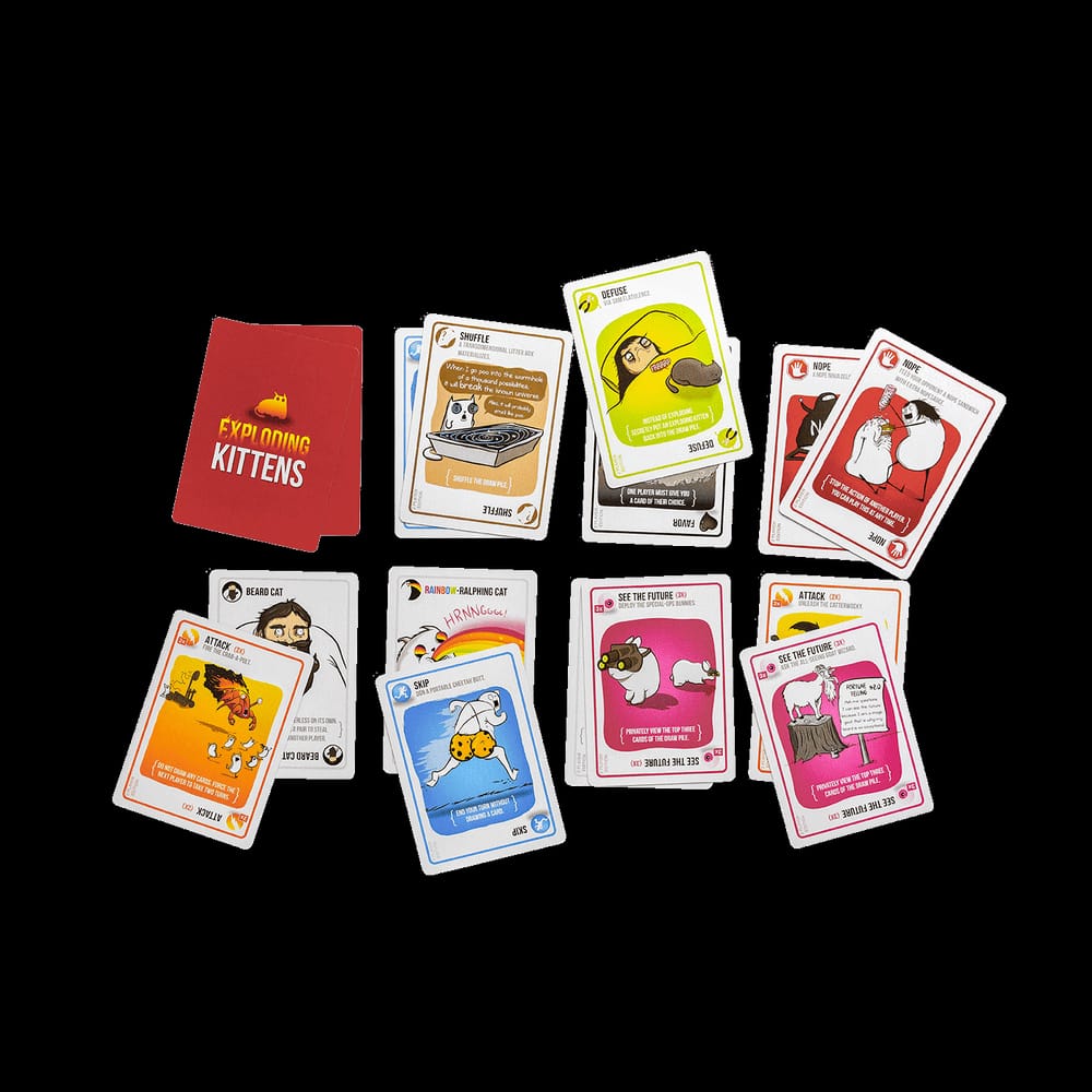 OFFER ON Exploding Kittens: 2-Player Edition High Stakes Card Game - Couples Game, Family Game Night, Kid and Adult Card Game