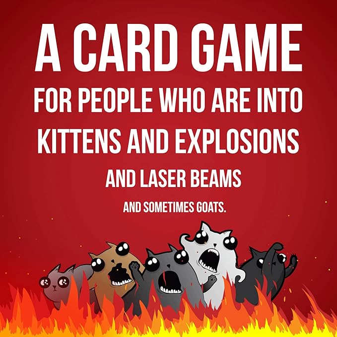 OFFER ON Exploding Kittens: 2-Player Edition High Stakes Card Game - Couples Game, Family Game Night, Kid and Adult Card Game