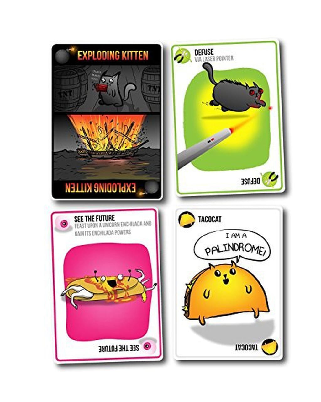PREMIUM Exploding Kittens: Party Pack High Stakes Card Game - Party Game, Family Game Night, Kid and Adult Card Game