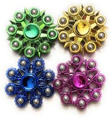 PREMIUM Spinner  Alloy Metal Fidget Spinner, Durable Office Desk Sensory Toys for Stress Relief & Anxiety, Cool Fidget Spinners Bulk, Fidget Toy Gift for Kids Adults