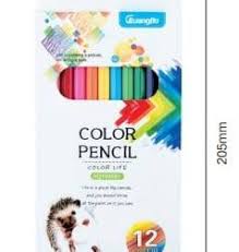 PREMIUM Colored Pencils, 12 Count, Colored Pencil Set - Painting Pencils,Multi-Colour, Long