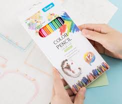 PREMIUM Colored Pencils, 12 Count, Colored Pencil Set - Painting Pencils,Multi-Colour, Long