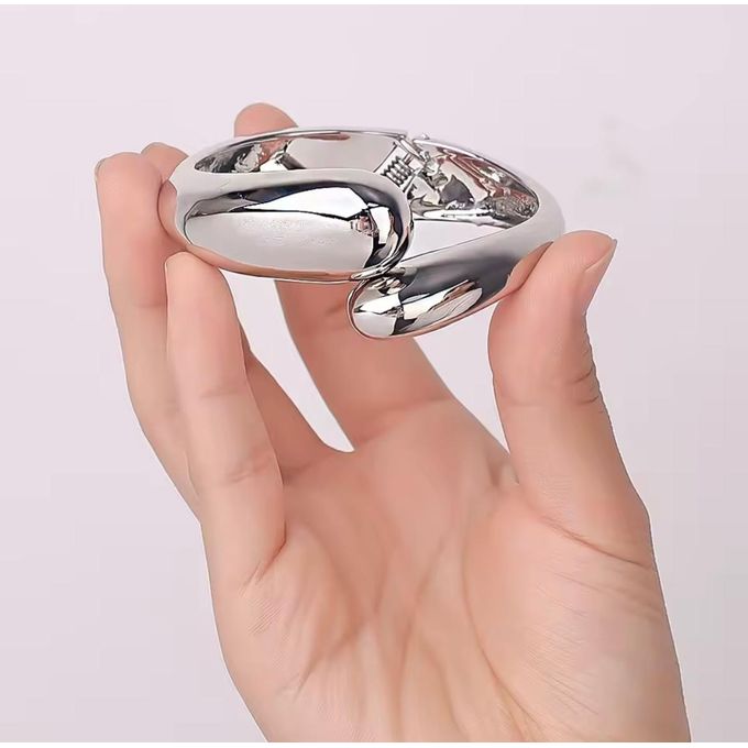 Droplet Dainty wrist cuff chunky bangle bracelet