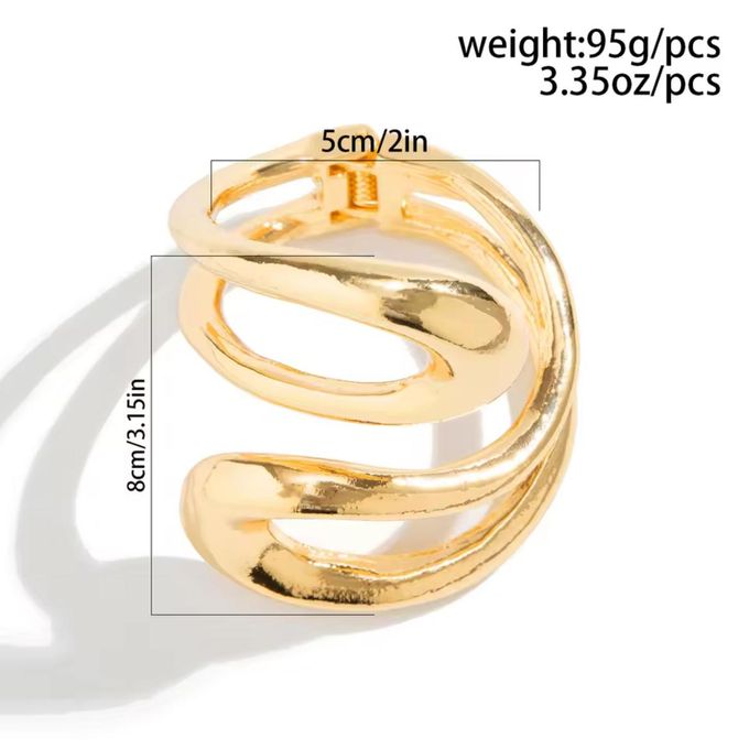 Stylish Italian  fold  wrist chunky bangle bracelet