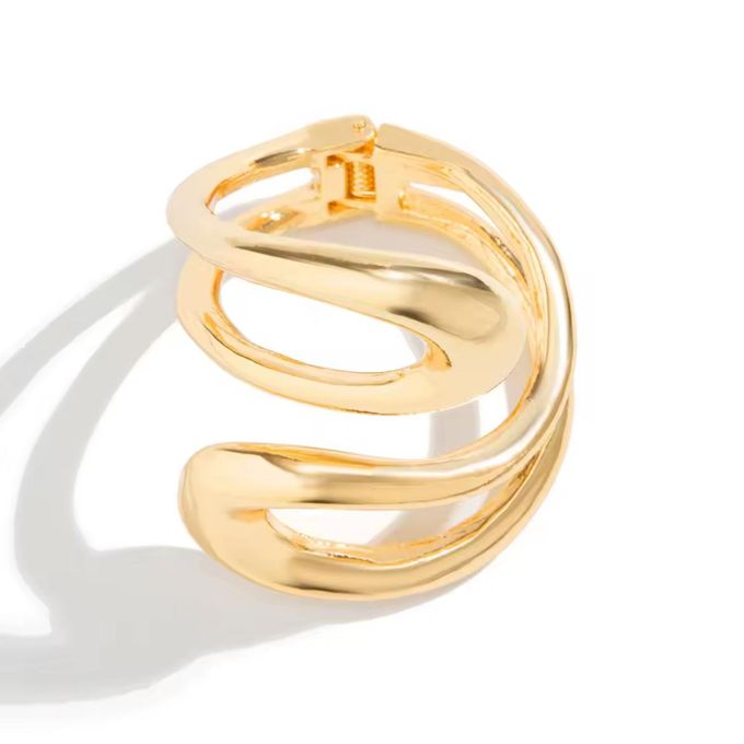 Stylish Italian  fold  wrist chunky bangle bracelet