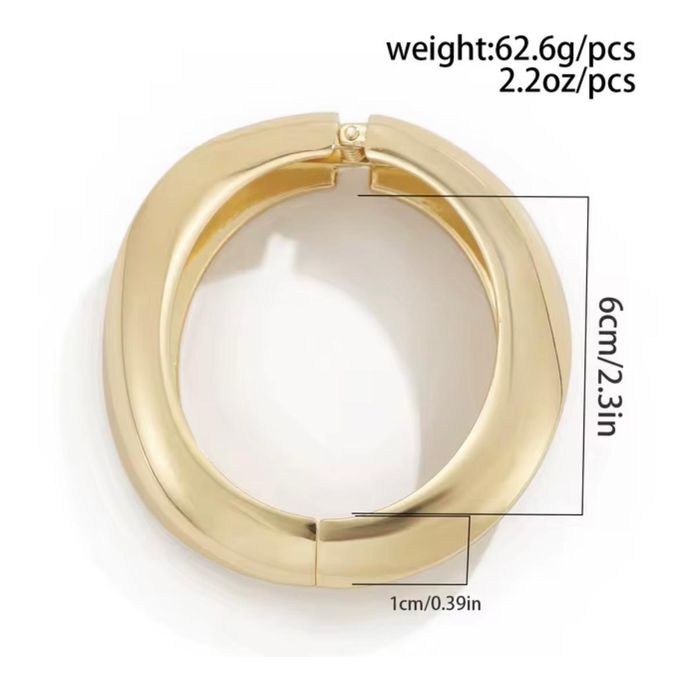 3in 1 modest  wide chunky European cuff bangles