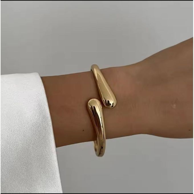 3in 1 Retro style minimal  wide chunky European cuff bangles