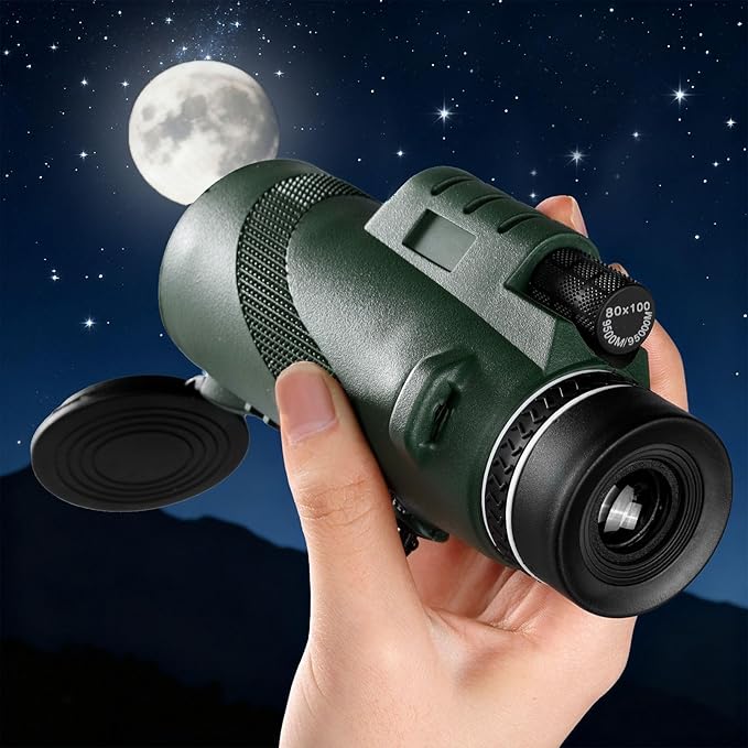 10x40 monocular for camping, hiking and bird watching, small and non-slip