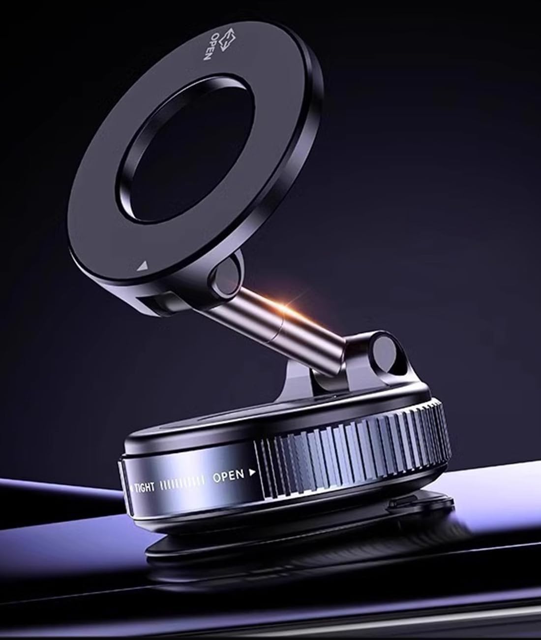 360° Magnetic Phone Holder,Suction Magnetic Foldable Phone Holder for Car