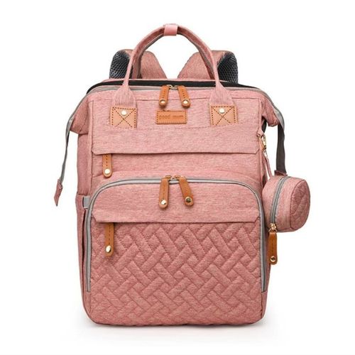 Foldable 3-in-1 Diaper Bag Mother And Baby Bag With USB Charging Maternity Waterproof Diaper Backpack/Bag