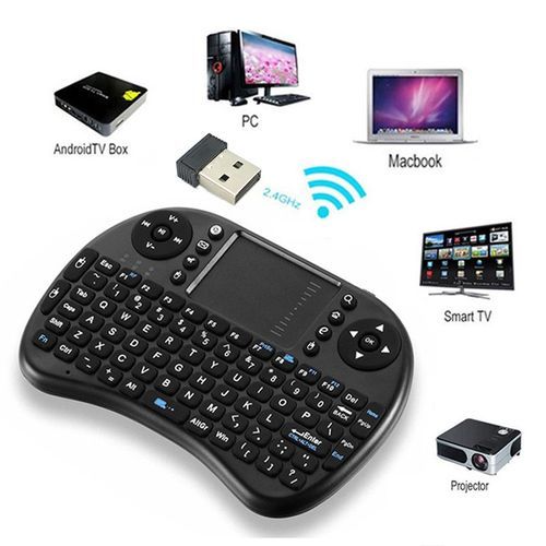 Colors Backlit I8 Mini Wireless Keyboard 2.4GHz Air Mouse With Touchpad For TV BOX Tablet PC