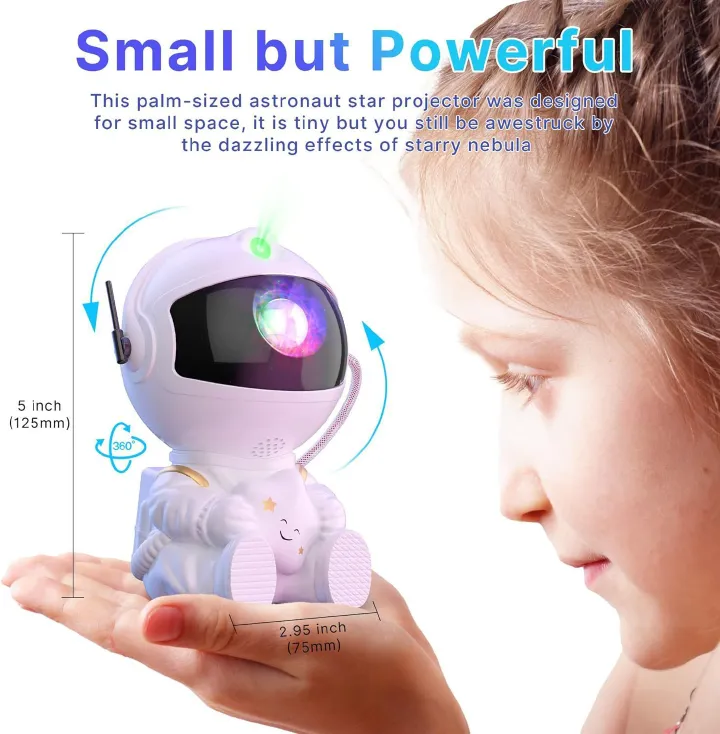 Galaxy Star Astronaut Projector LED Night Light Starry Sky Porjectors Lamp Decoration Bedroom Room Decorative For Children Gifts