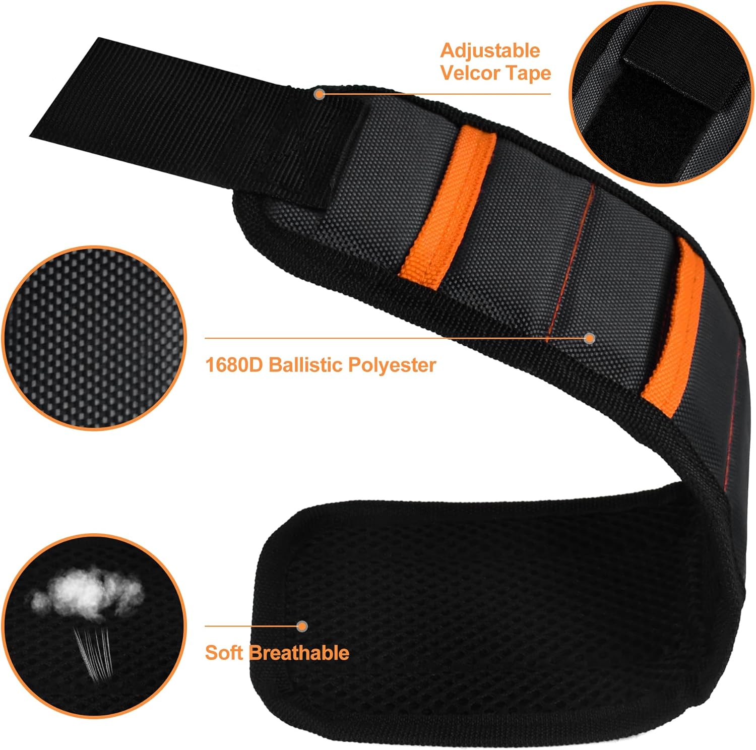 Magnetic Wristband Gifts for Men Dad - Tools for Holding Screws Nail Drill Bits, Cool Gadgets Valentines Day Gifts for Boyfriend Husband Grandpa on Galentines Christmas Birthday Stocking Stuffers