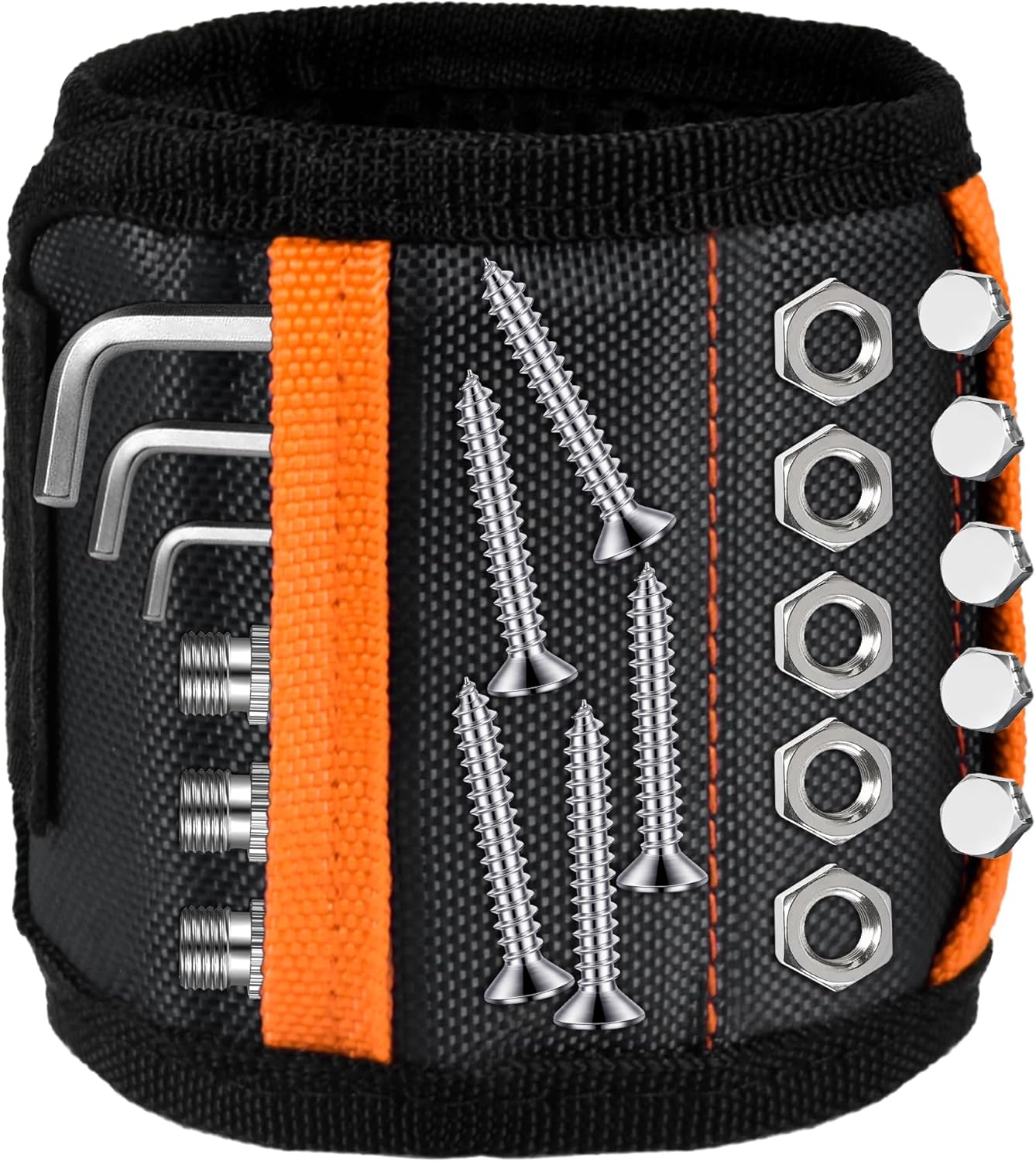 Magnetic Wristband Gifts for Men Dad - Tools for Holding Screws Nail Drill Bits, Cool Gadgets Valentines Day Gifts for Boyfriend Husband Grandpa on Galentines Christmas Birthday Stocking Stuffers