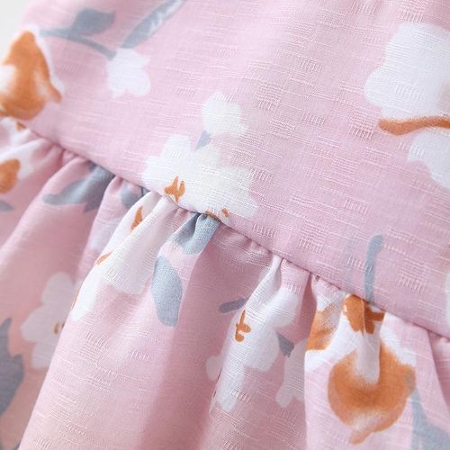 Girl Dress Hanging Strap Big Bow Princess Dress Party Dress With Hat For 0-3 Years Old Baby