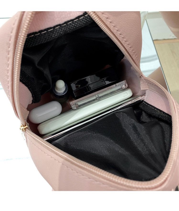 2025 New Girls' School Bag Embroidered Backpack, Stylish Ladies' Small Backpack