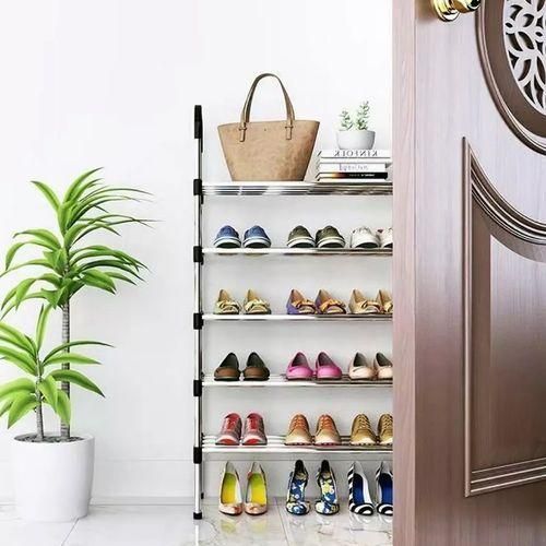 3-6-Tiers Shoe Rack Storage Organizer 18 Pairs Large Capacity