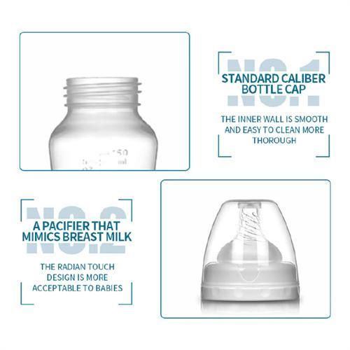 150ML Manual breast pump, dual-purpose for bottle and breast milk storage cup
