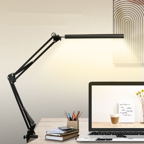 12W LED Foldable Eye Care Desk Lamp With 10 Brightness Level, 3 Lighting Modes Light/Reading Light