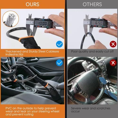 Universal Steering Wheel Lock Anti-Theft Device