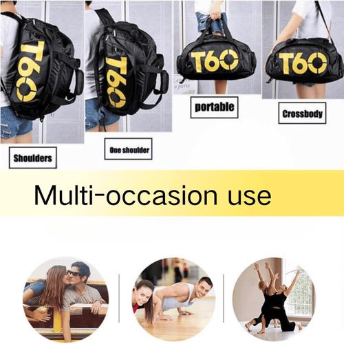 Gym Bag for Men Women with Shoe and Wet Compartment,Versatile Duffle Bag for Travel, Sports, Fitness
