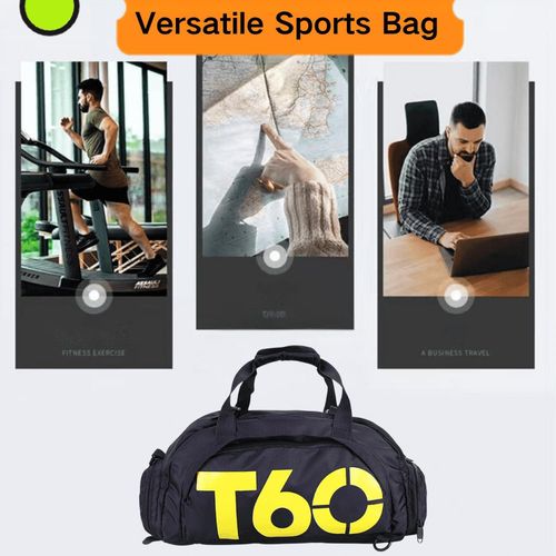 Gym Bag for Men Women with Shoe and Wet Compartment,Versatile Duffle Bag for Travel, Sports, Fitness
