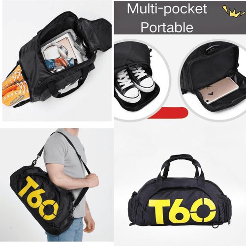 Gym Bag for Men Women with Shoe and Wet Compartment,Versatile Duffle Bag for Travel, Sports, Fitness
