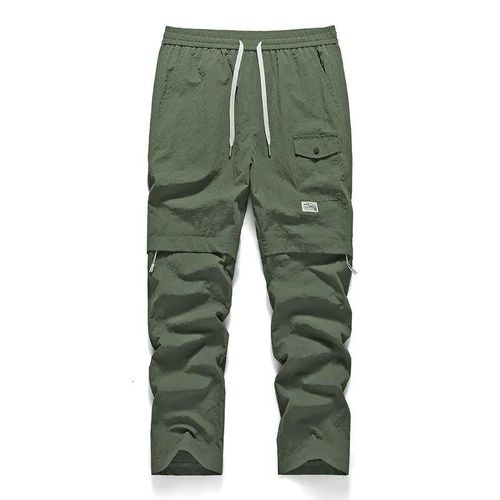 2-in-1 Men's Casual Pants (Casual Pants/Casual Shorts), Removable Men's Overalls