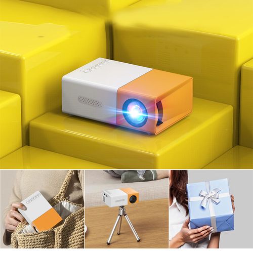 1080P Portable Mini Projector LED Mini Home Projector YG300