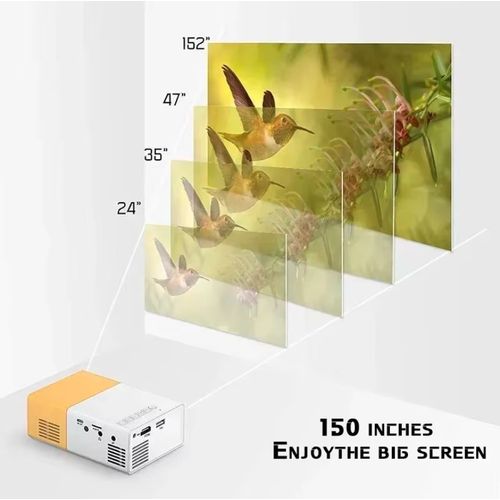 1080P Portable Mini Projector LED Mini Home Projector YG300