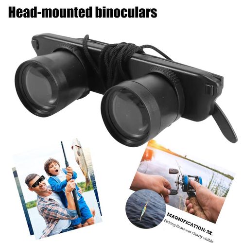 3x 28mm Headband Magnifier, EyeglassTelescope for Birdwatching, Magnifying Glass for Fishing and Camping