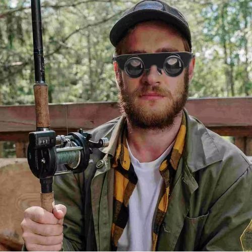 3x 28mm Headband Magnifier, EyeglassTelescope for Birdwatching, Magnifying Glass for Fishing and Camping
