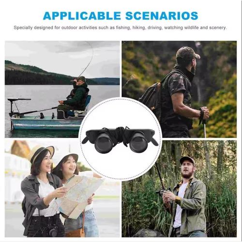 3x 28mm Headband Magnifier, EyeglassTelescope for Birdwatching, Magnifying Glass for Fishing and Camping