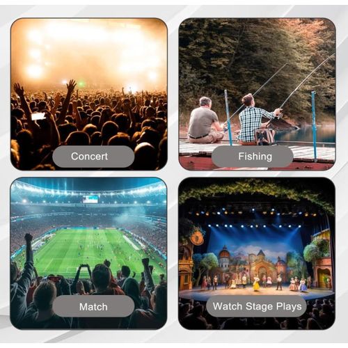 3x 28mm Headband Magnifier, EyeglassTelescope for Birdwatching, Magnifying Glass for Fishing and Camping