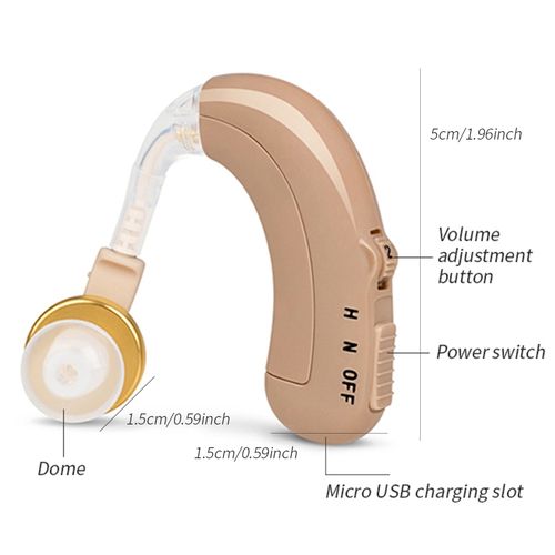 USB Rechargeable Super Ear Hearing Aid Adjustable Sound
