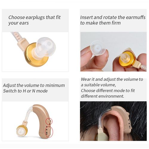USB Rechargeable Super Ear Hearing Aid Adjustable Sound