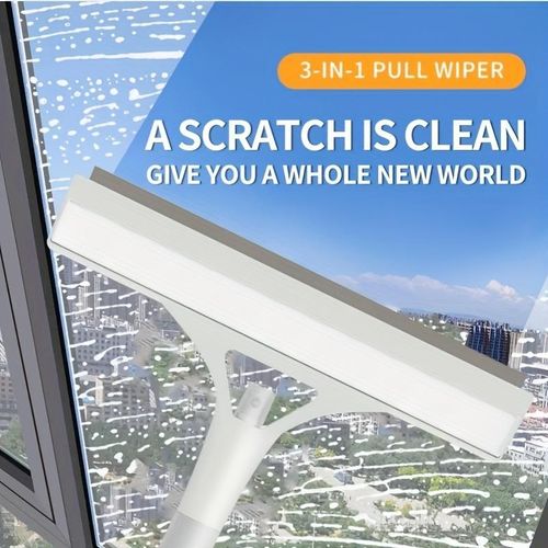 Double Sided Glass Cleaning Tool For Windows Mirrors and Shower Doors