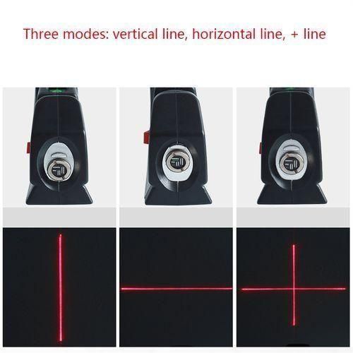 Laser level instrument line tool multi-functional laser level kit standard crosshair laser ruler 8 feet measuring tape with metal tripod stand