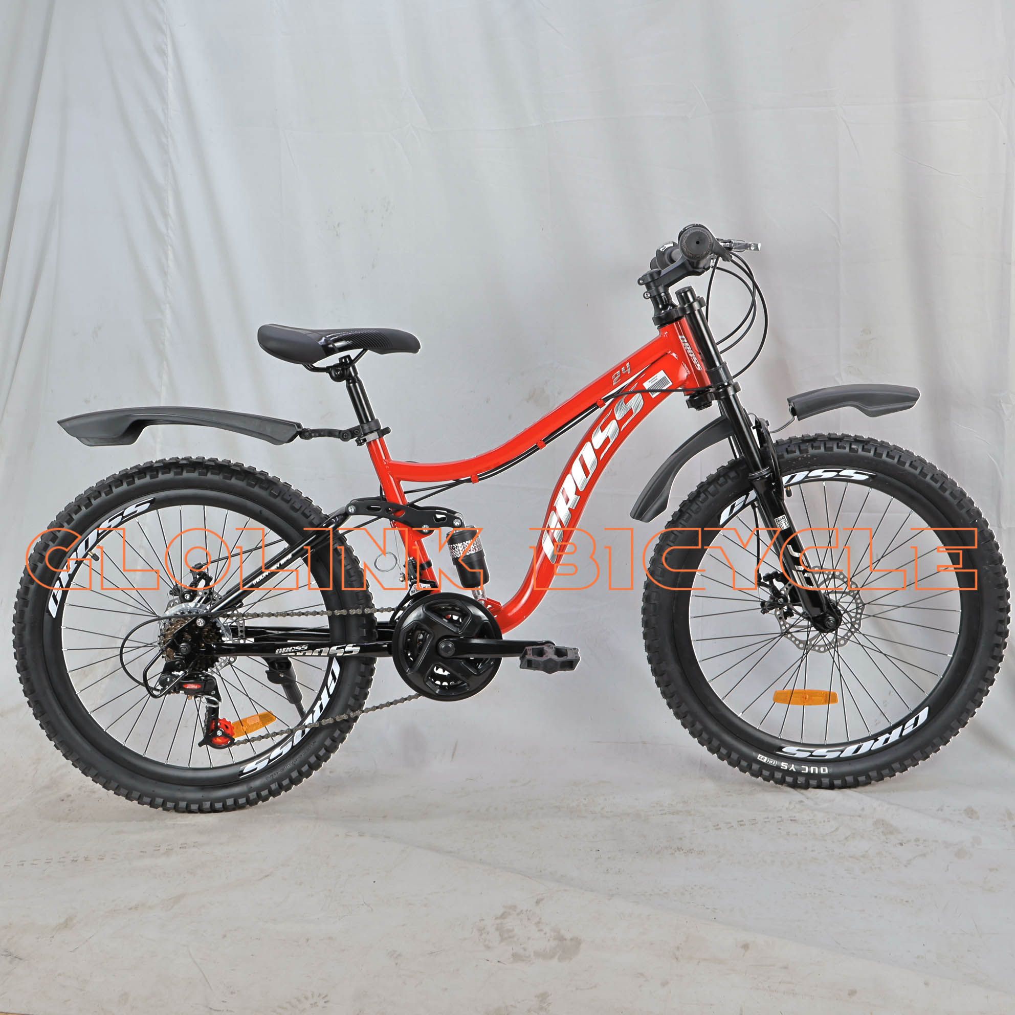 Cross Dual Suspension Bicycle – Size 24 (9-13years)