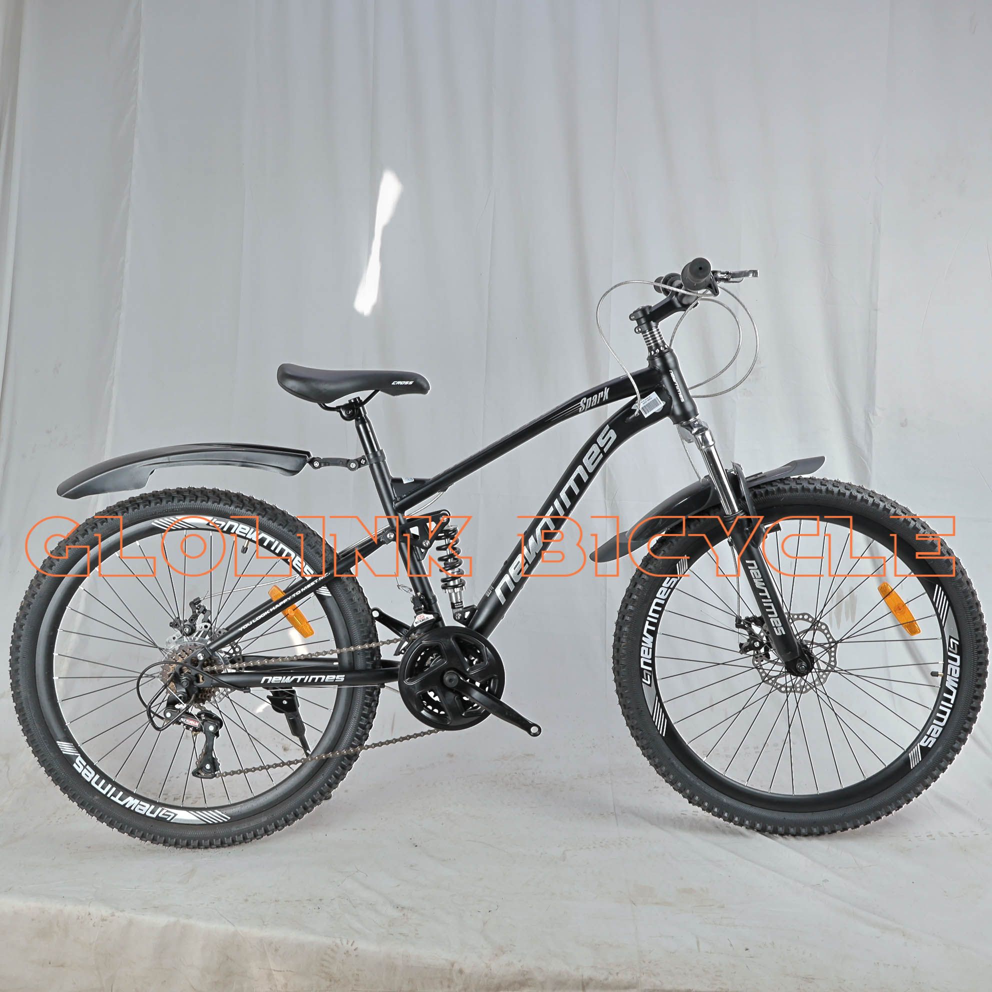 NewTimes Dual Suspension Mountain Bike – Size 26