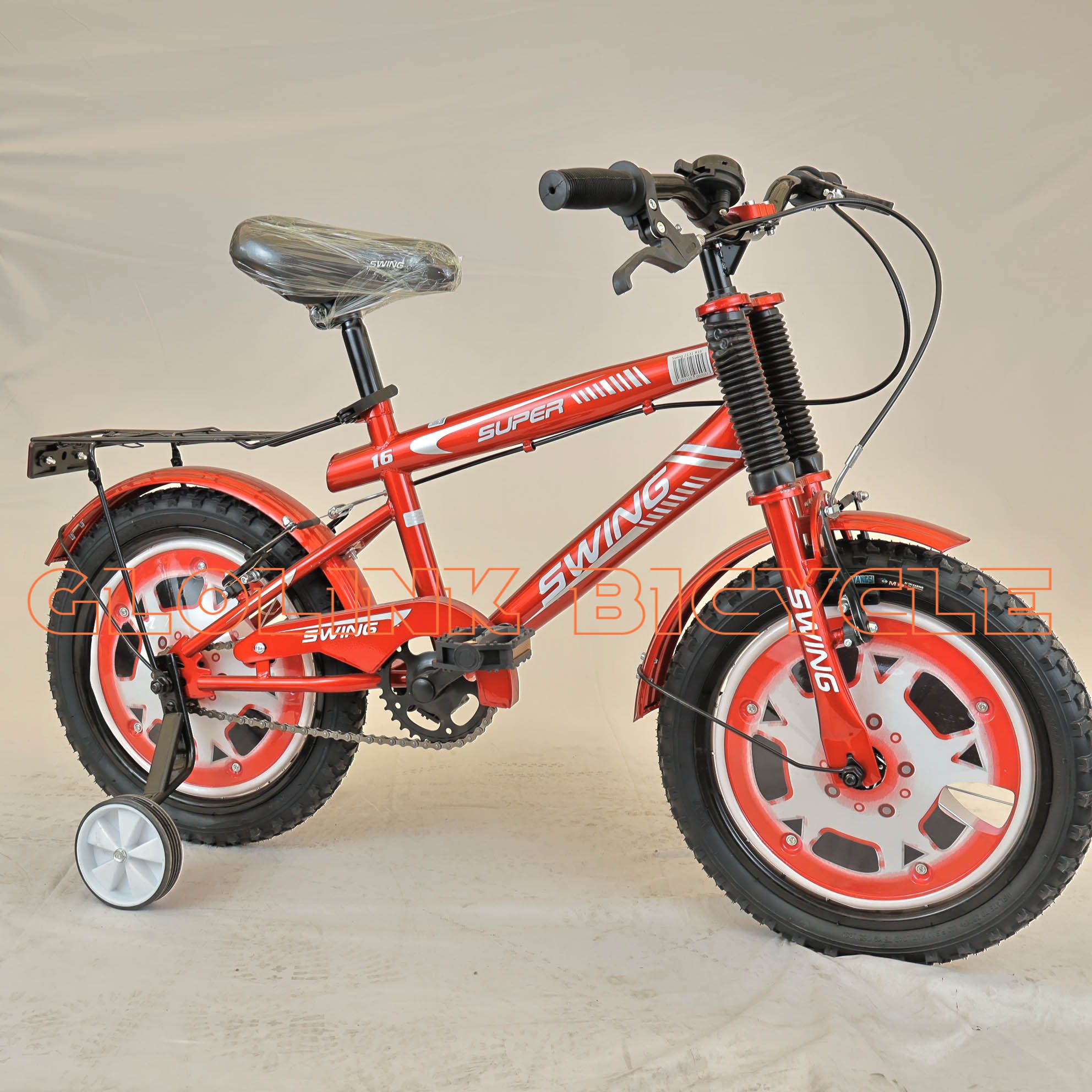 Swing Kids Bike Size 16 – With Carrier (5-8years)