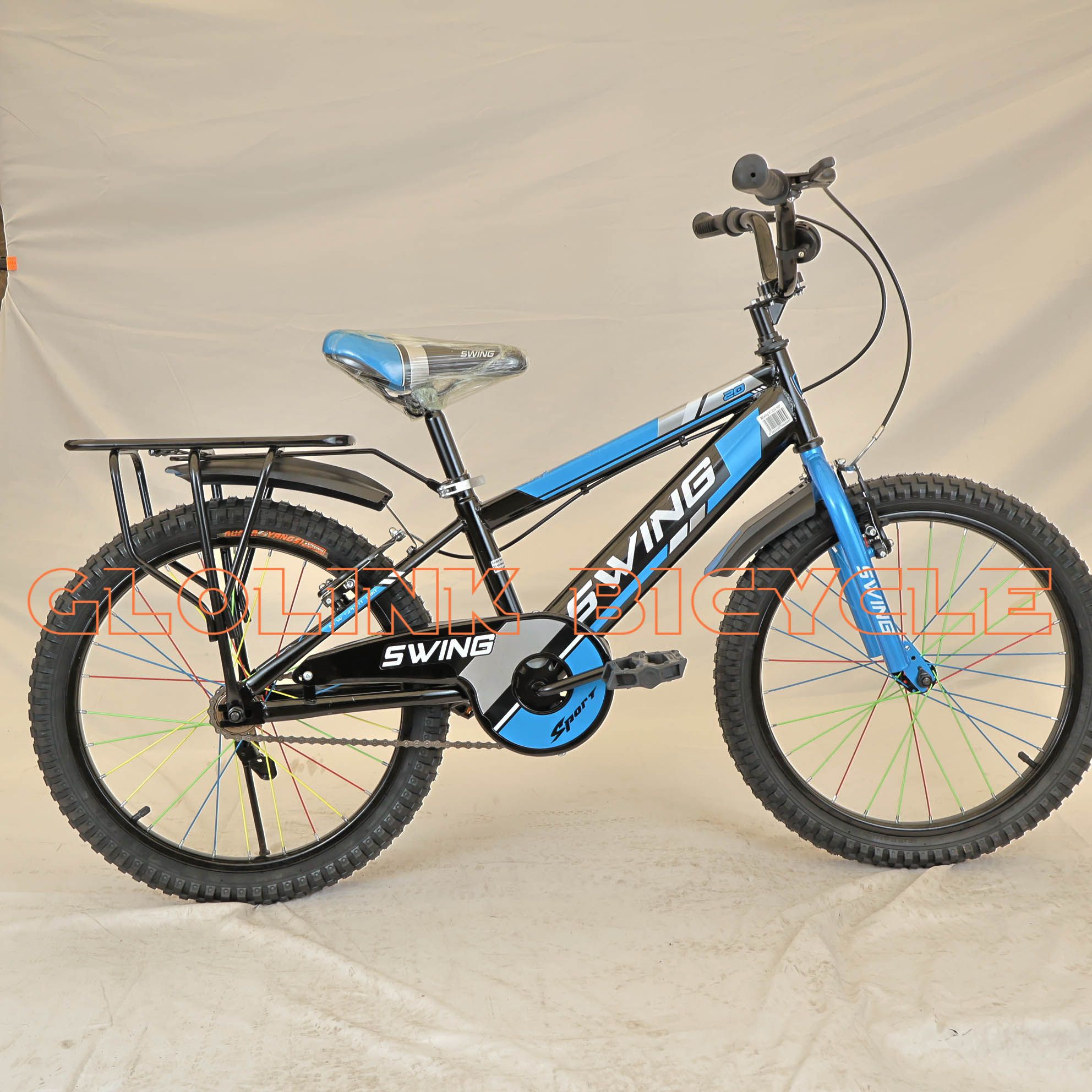 Swing Size 20 Bicycle with Carrier (6-9years)
