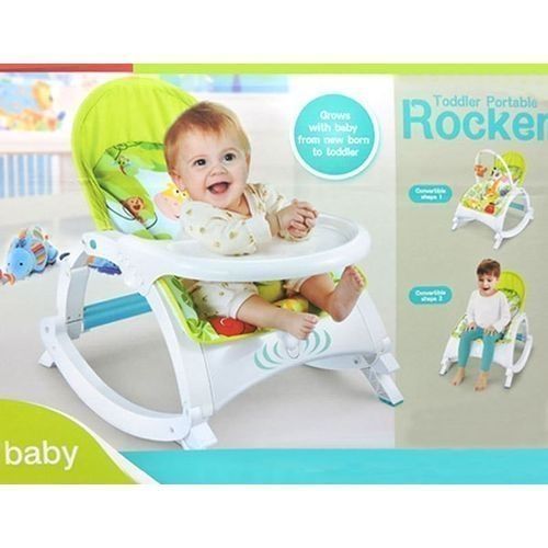 2 IN 1 Baby Rocker With Dining Table, Music And Vibration