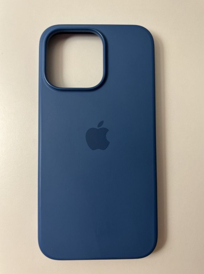 Ocean blue 13 pro max Original Silicone Case/Cover, Liquid Silicone Phone Case Soft Anti-Scratch Microfiber Lining, Full Body Shockproof Slim Cover/Case