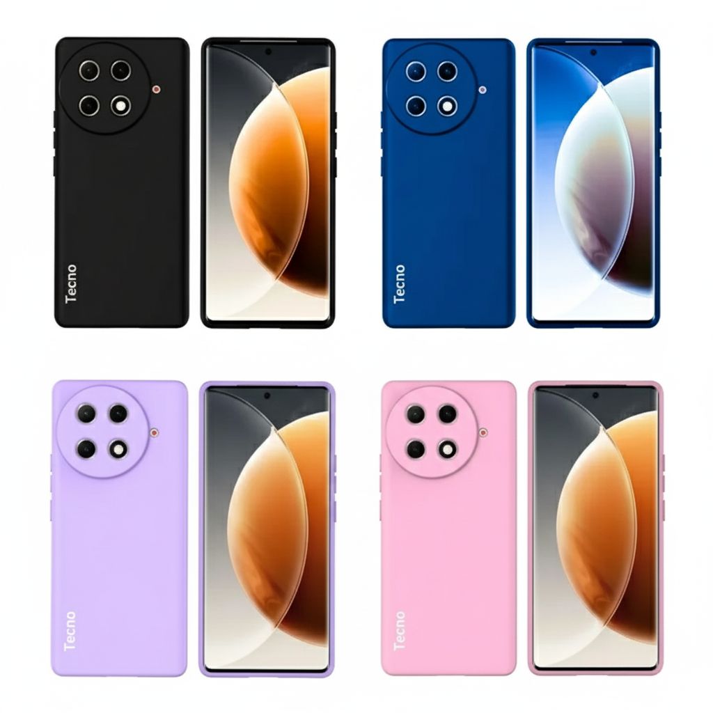 Tecno camon 40 pro plus silicon cases Original Silicone Case/Cover, Liquid Silicone Phone Case Soft Anti-Scratch Microfiber Lining, Full Body Shockproof Slim Cover/Case