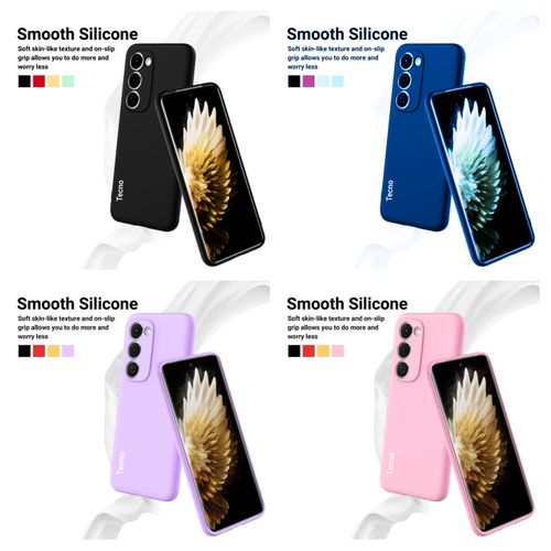 Tecno camon 40 pro plus silicon cases Original Silicone Case/Cover, Liquid Silicone Phone Case Soft Anti-Scratch Microfiber Lining, Full Body Shockproof Slim Cover/Case